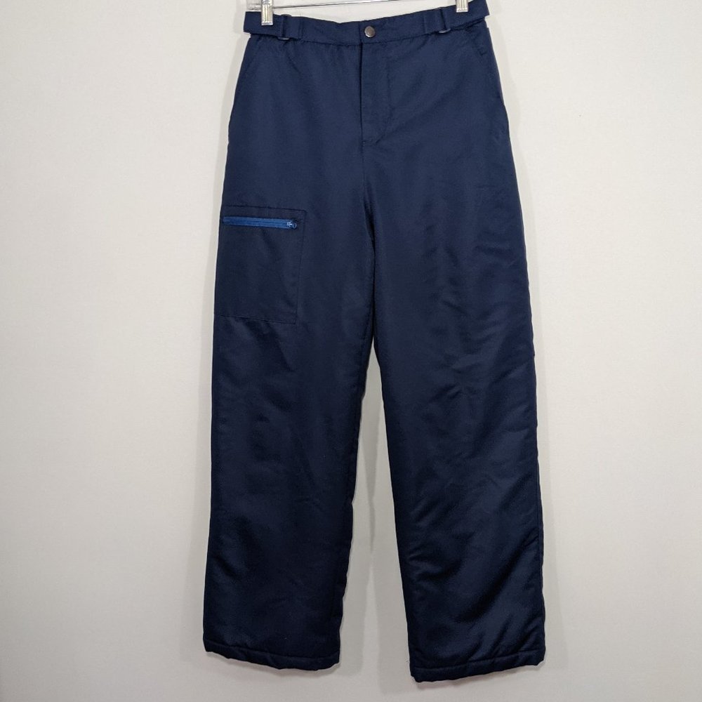 Swiss Tech Youth Kids XL 14-16 Ski Snow Pants Dark Blue Durable Fabric